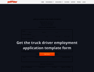 truck-driver-job-form.pdffiller.com screenshot