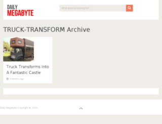 truck-transform.dailymegabyte.com screenshot
