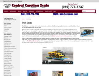 truck.centralcarolinascale.com screenshot