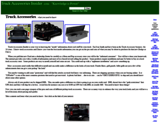 truckaccessoriesinsider.com screenshot