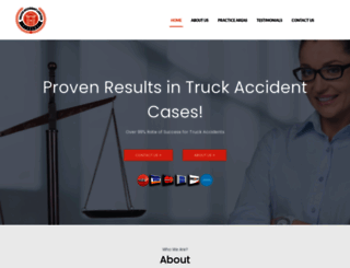 truckaccidentlawyeralabama.com screenshot