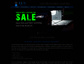 truckbedlighting.com screenshot