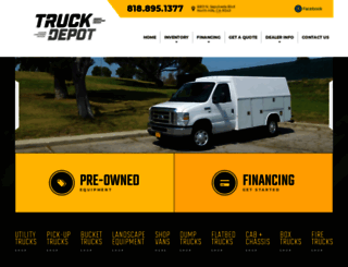 truckdepotla.com screenshot