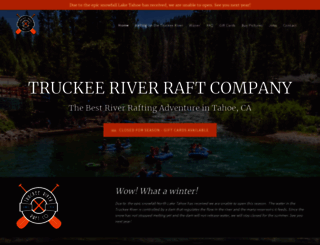 truckeeriverraft.com screenshot