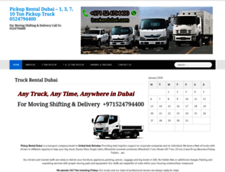 truckerdubai.com screenshot