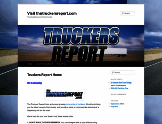 truckersreport.wordpress.com screenshot