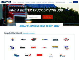 truckersreportjobs.com screenshot
