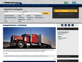 trucking.careercast.com screenshot