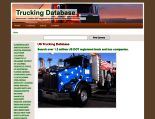 truckingdatabase.com screenshot