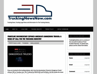 truckingnewsnow.com screenshot