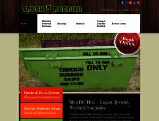 truckinrubbish.com.au screenshot