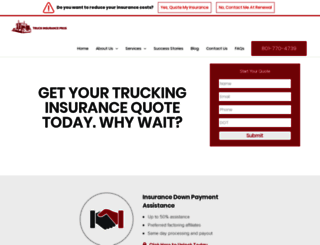 truckinsurance-pros.com screenshot