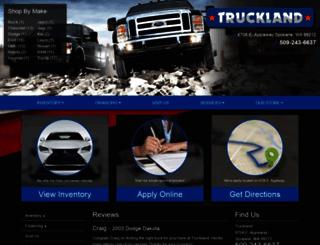 trucklandspokane.com screenshot