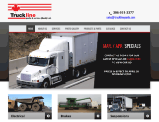 trucklineparts.com screenshot
