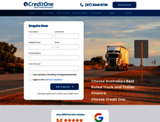 truckloansfinance.com.au screenshot