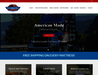 truckmattress.com screenshot