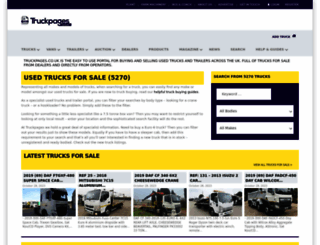 truckpages.co.uk screenshot