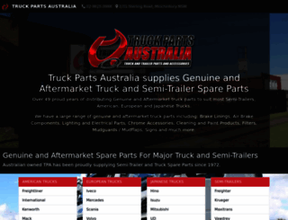 truckpartsaustralia.com.au screenshot