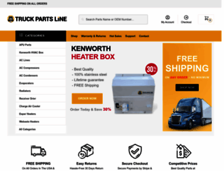 truckpartsline.com screenshot