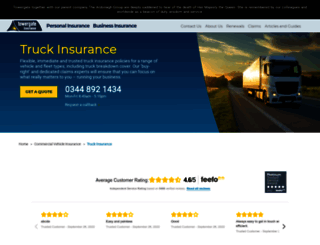 truckquote.co.uk screenshot