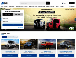 trucks.tractorjunction.com screenshot