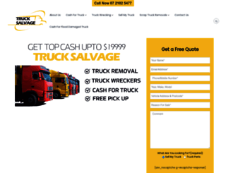 trucksalvage.com.au screenshot