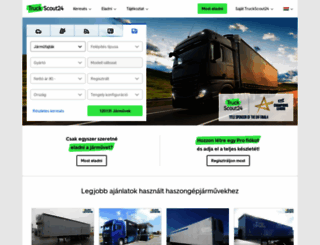 truckscout24.hu screenshot