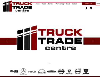 truckstrade.co.za screenshot