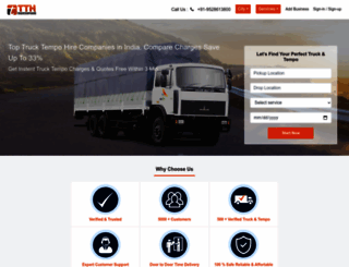 trucktempohire.com screenshot