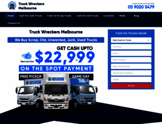truckwreckermelbourne.com.au screenshot