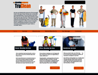 trucleanllc.com screenshot