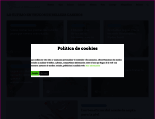 trucosdebellezacaseros.com screenshot