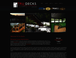 trudeckscustomdecks.com screenshot