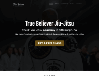 truebelieverjiujitsu.com screenshot