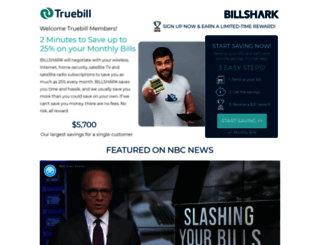 truebill.billshark.com screenshot