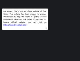 truecaller.org.in screenshot