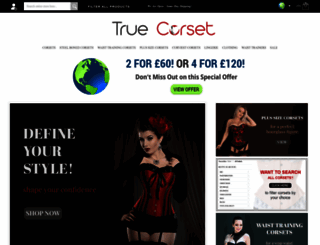 truecorsetworld.com screenshot