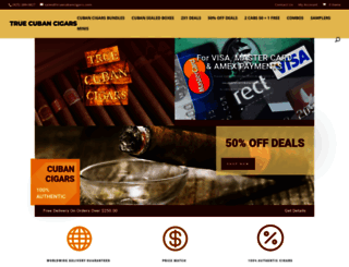 truecubancigars.com screenshot