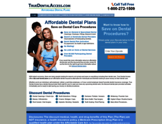 truedentalcare.com screenshot