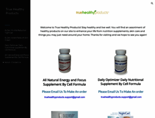 truehealthyproducts.com screenshot