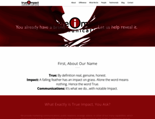 trueimpactcommunications.com screenshot
