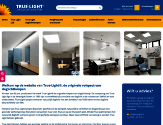truelightdaglichtlampen.nl screenshot