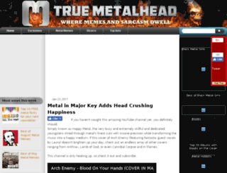 truemetalhead.com screenshot