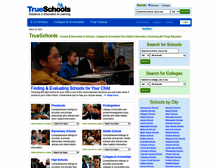 trueschools.com screenshot