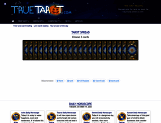 truetarot.com screenshot
