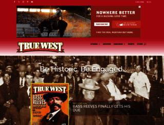 truewestmagazine.com screenshot