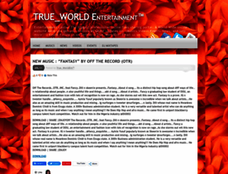 trueworldloaded.wordpress.com screenshot