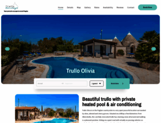 trulloholidays.com screenshot