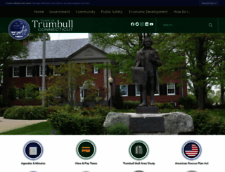 trumbull-ct.gov screenshot