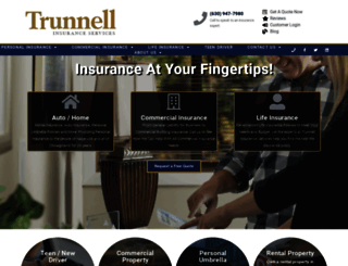 trunnellinsurance.com screenshot